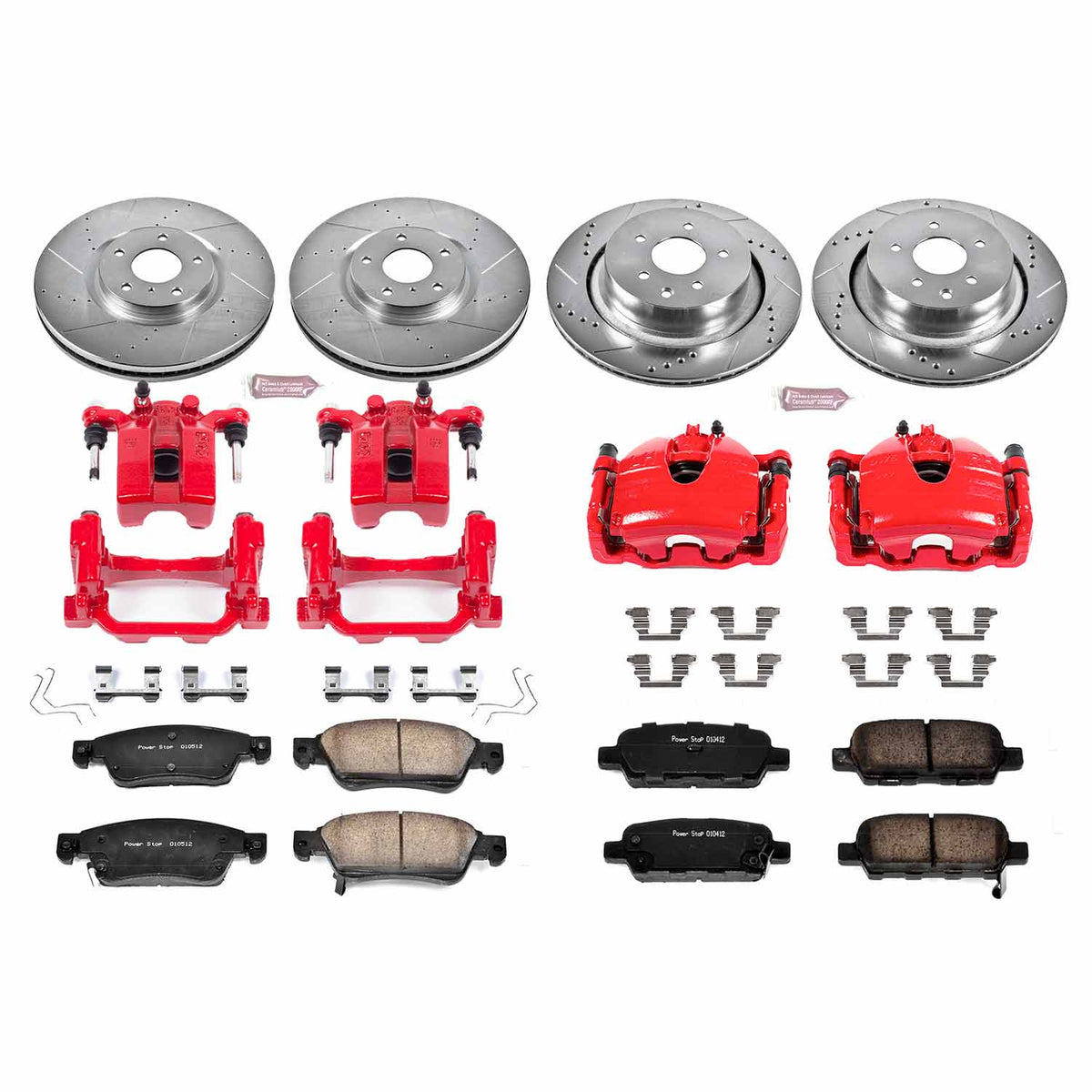 PowerStop Rear Calipers | 2007–2008 Infiniti G35 (S3738) main image 1