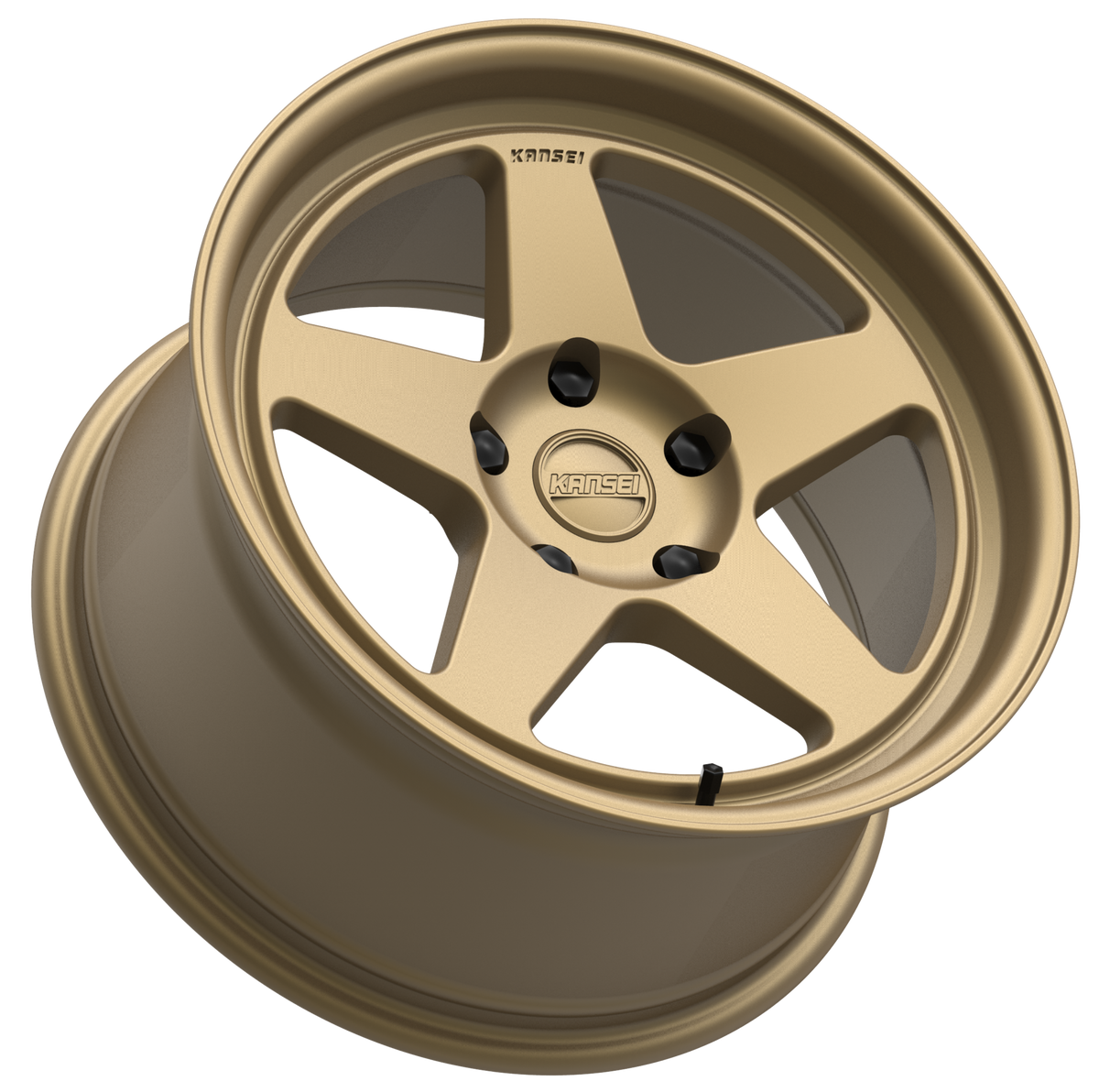 KAN Kansei KNP (18x9) [Textured Bronze +35mm Offset] 5X114.3