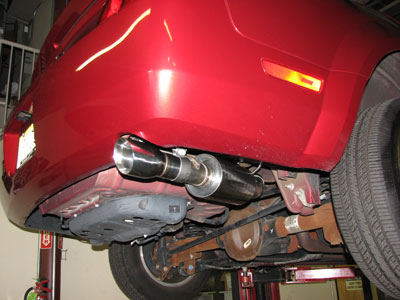SLP Axleback Exhaust Ford Mustang V6 (2005-2010) M31021 – Redline360