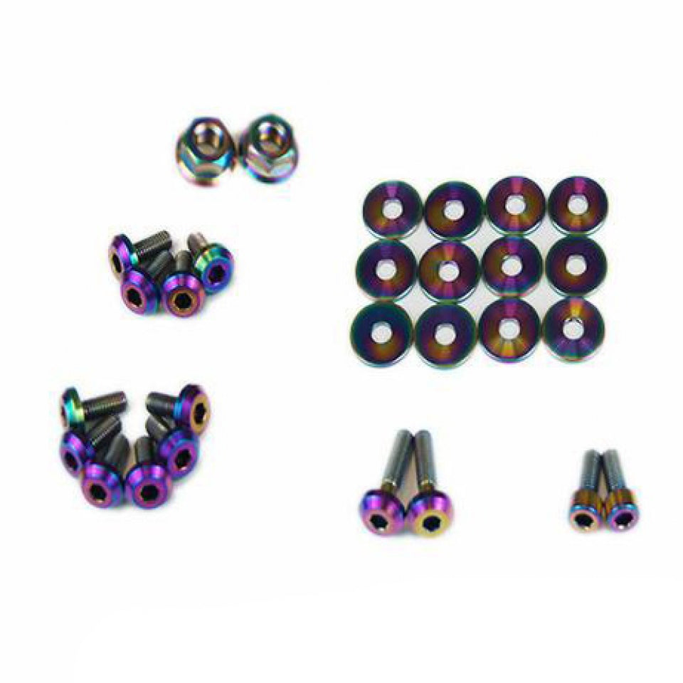 Dress Up Bolts Hyundai Veloster (1218) [Titanium Hardware Engine Bay