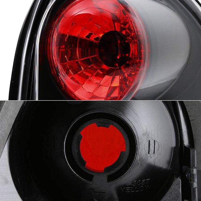 Spyder Euro Style Tail Lights Dodge Durango (98-03) Black / Smoke Tinted