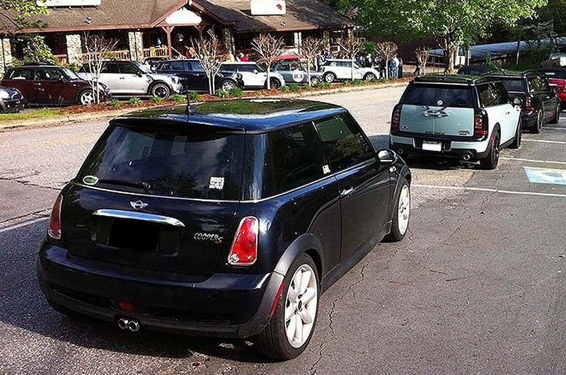 OEMASSIVE Black Housing Tail Lights For Mini Cooper Hatchback (2002-2006) & Convertible (2005-2008) - Pair