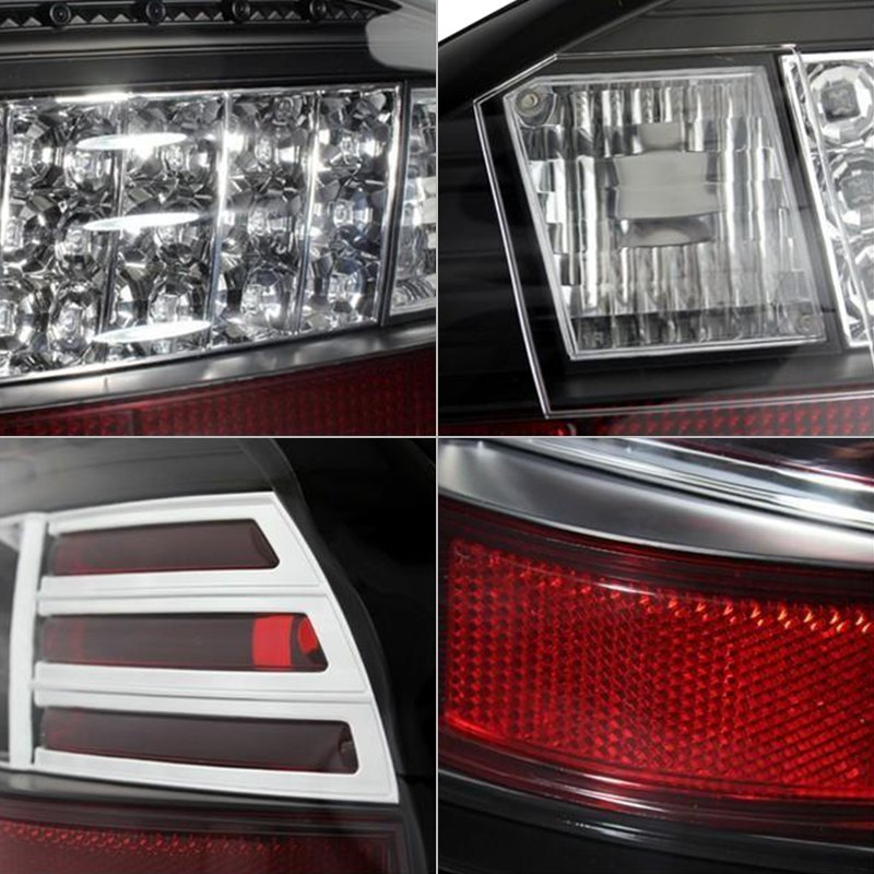 Spyder LED Tail Lights Pontiac Grand Prix (1997-2003) Black / Smoke /