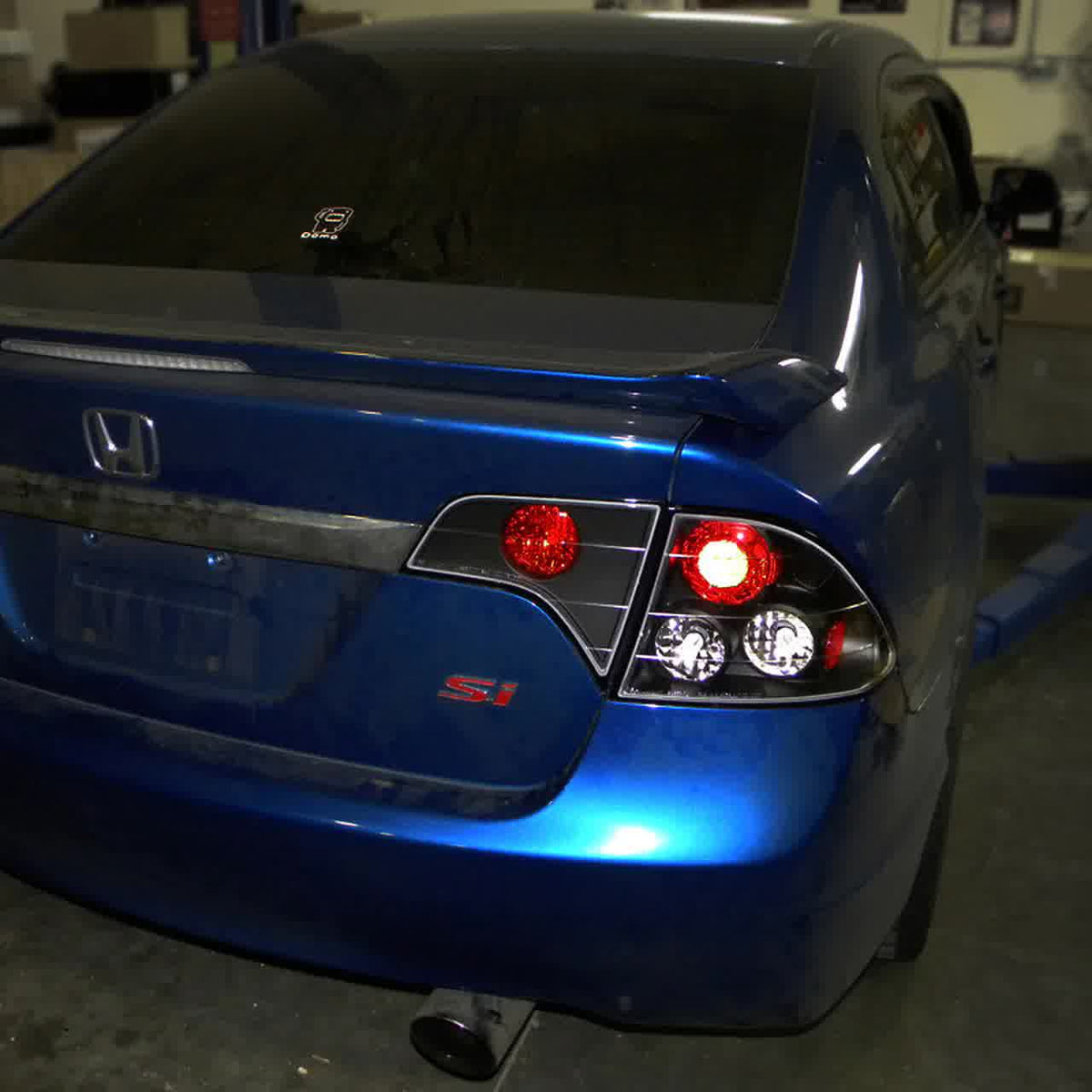 Tail Honda Civic Headlights For 2006-2011 Honda Civic 4 Door Sedan Black Factory Style Honda Civic Tail Light