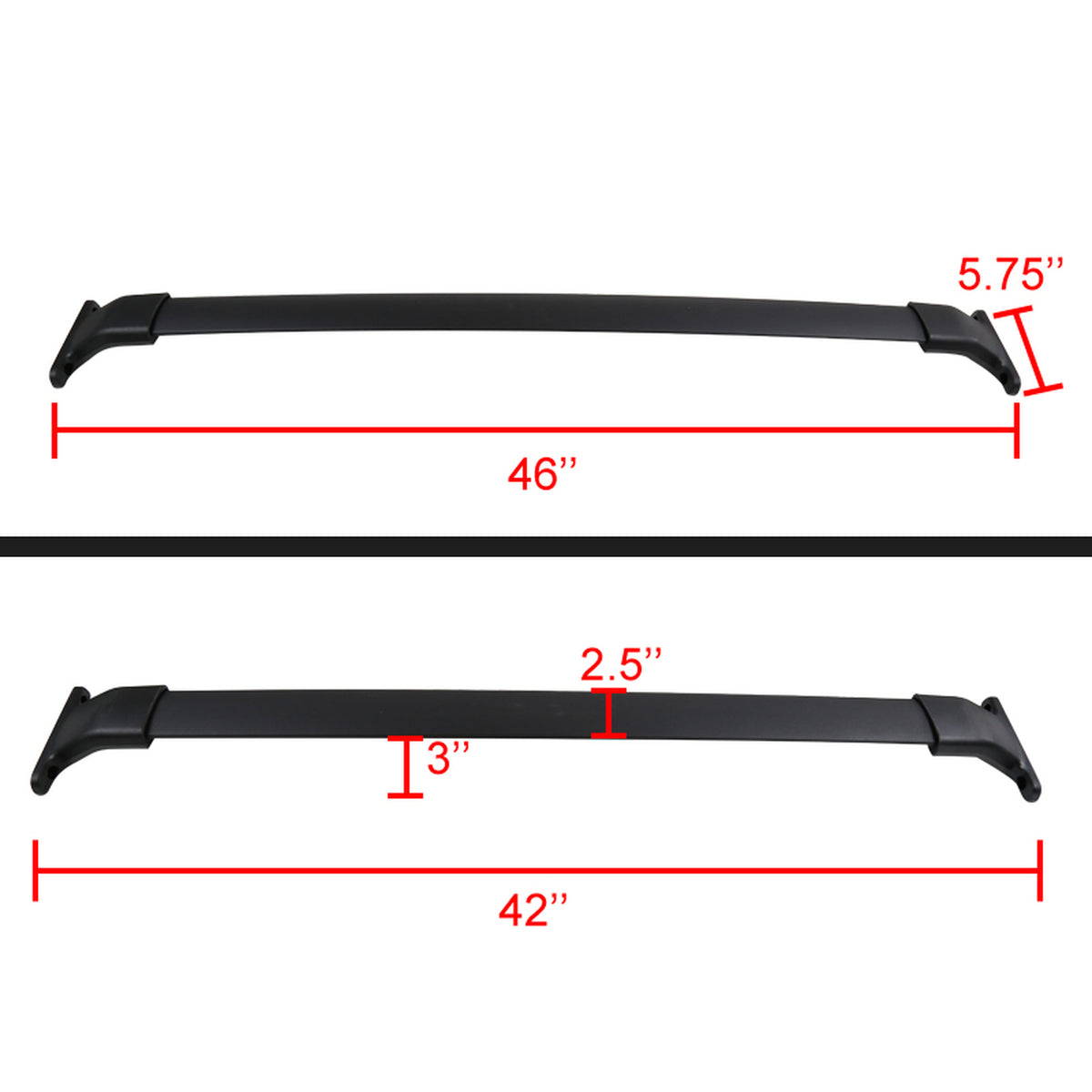 Spec-D Roof Rack Cross Bars Honda Odyssey (11-15) Odyssey SE (16-17)