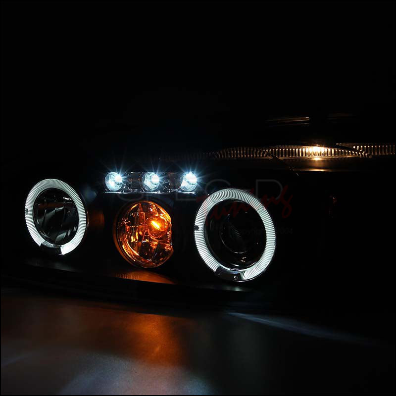 Spec-D Projector Headlights Chevy Malibu (04-07) Halo LED - Black or Chrome
