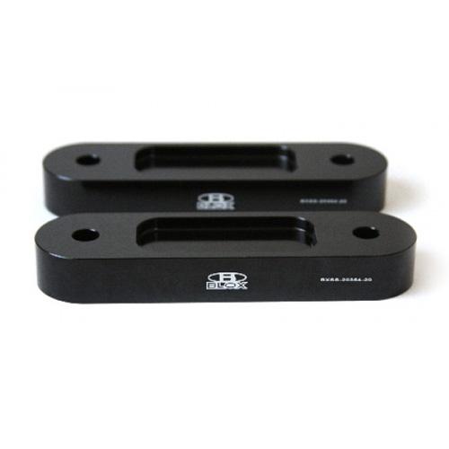 BLOX Honda S2000 Racing Front 20mm Thick Spacer Bump Steer Kit - Silver (Lowered 1in and more)