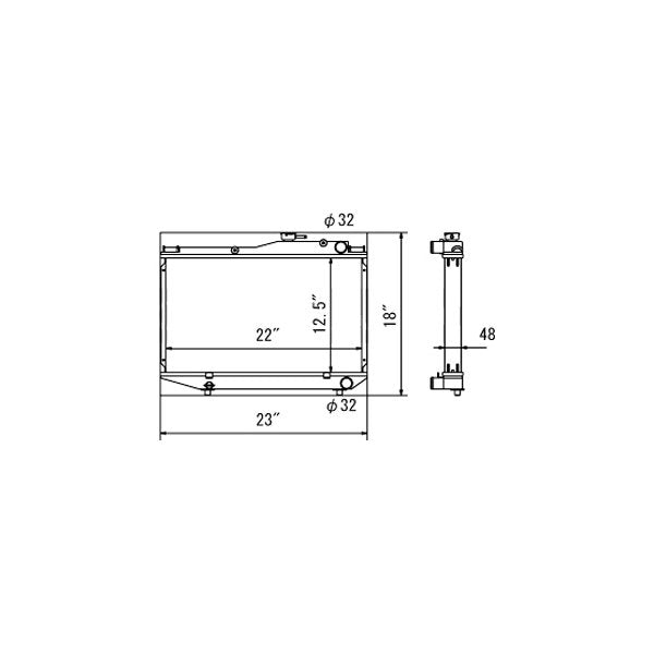 Koyo Radiator Toyota Corolla GTS AE86 4AGE (84-87) Aluminum HH010681