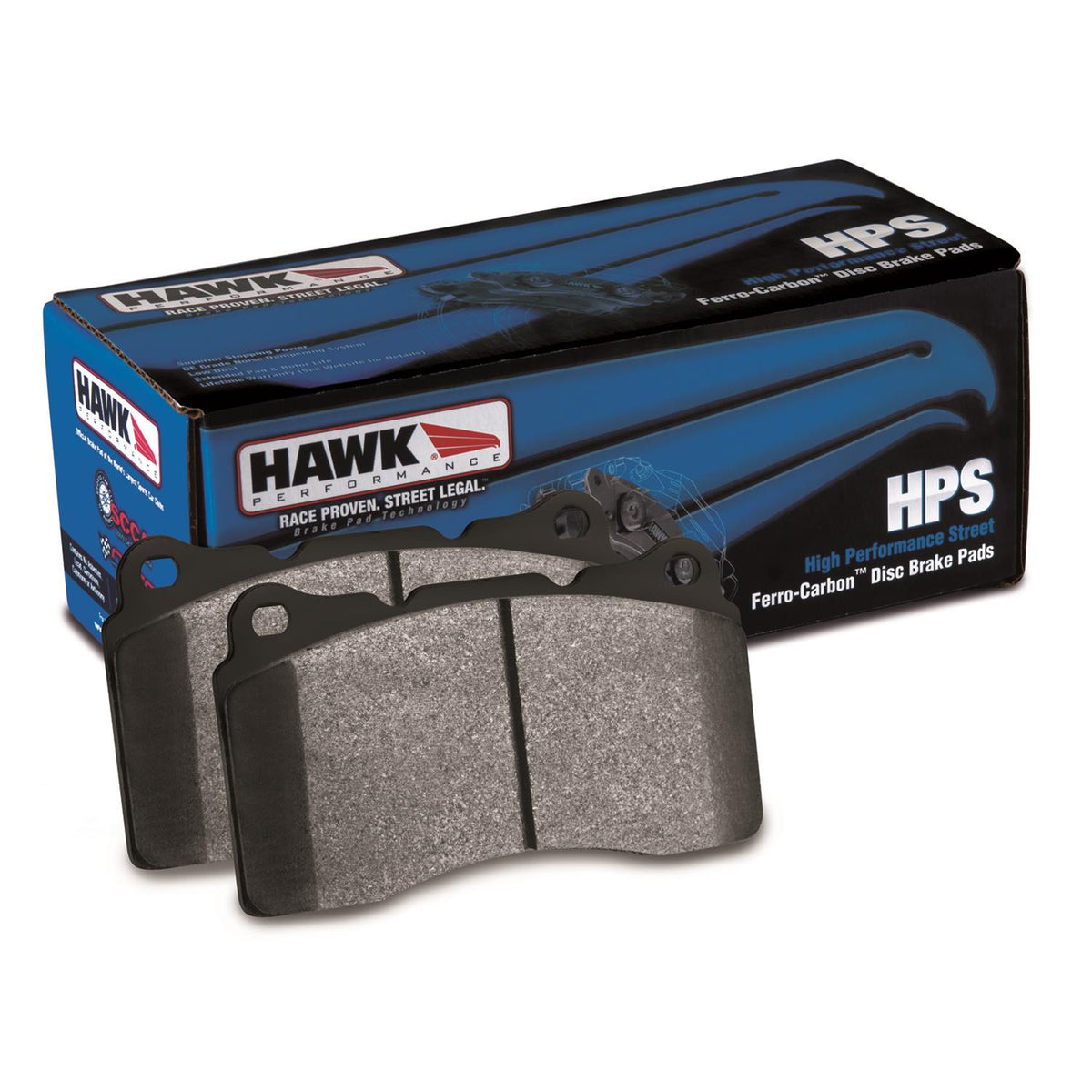 Hawk HPS Brake Pads Honda CRV EX/LX/SE (9701) Front Set HB143F.680