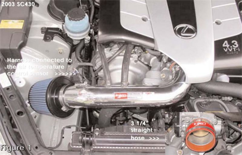 Injen Short Ram Air Intake Lexus GS430 LS430 SC430 V8 4.3 (01-03) Poli
