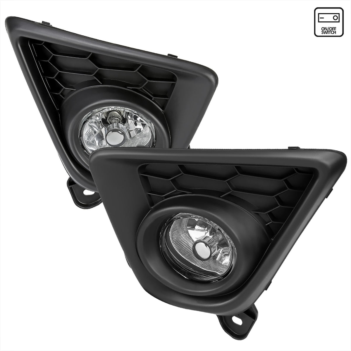 SpecD OEM Fog Lights Mazda CX5 (20132016) Chrome Housing Clear Le