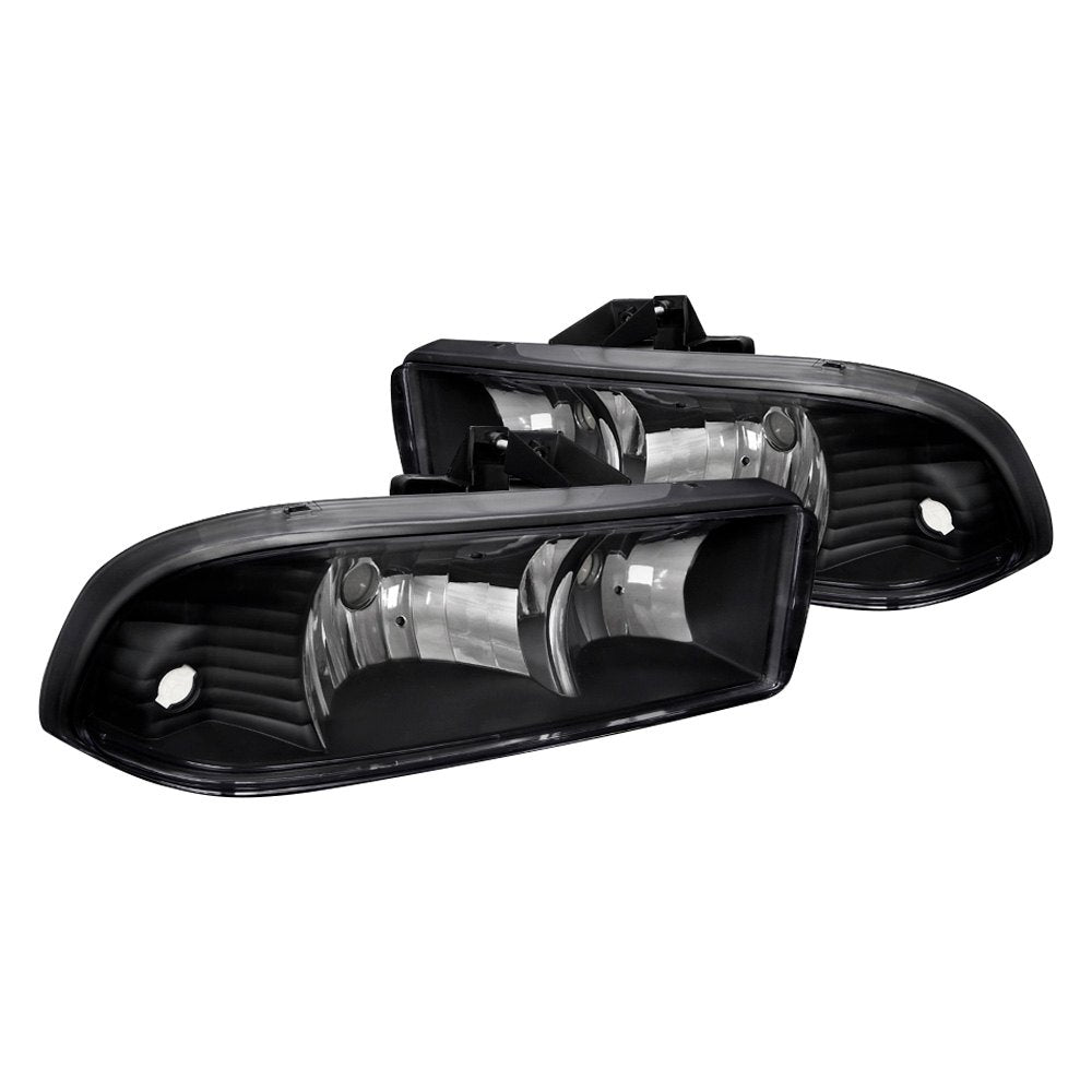 DOT & SAE Certified Halogen Headlights Set For 1998-2004 Chevy S10 Blazer – Chrome Housing With Amber Reflectors, Direct Fit