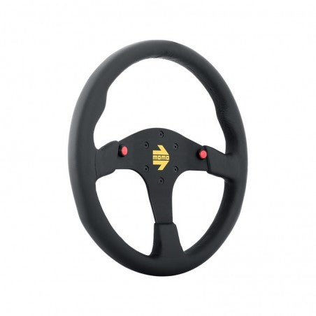 MOMO Steering Wheel (MOD.80 - Leather / Suede - 350mm - No Stitch) Lea