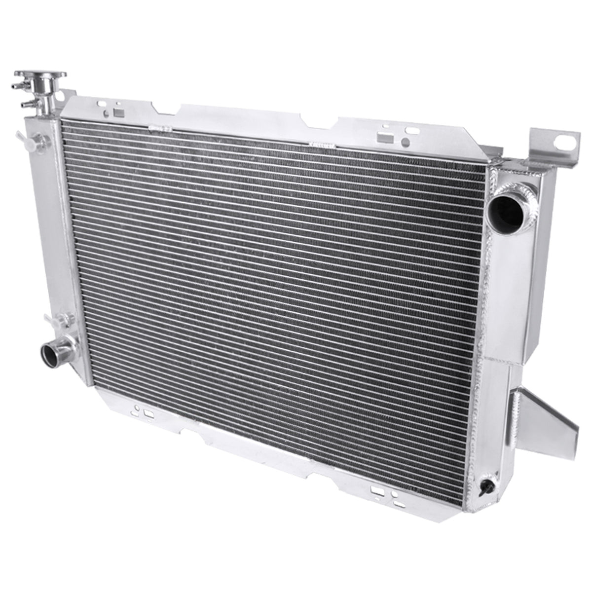 AJP Distributors 3-Row Full Aluminum Radiator For 1985-1996 Ford F150 F250 & Bronco (Manual Trans)