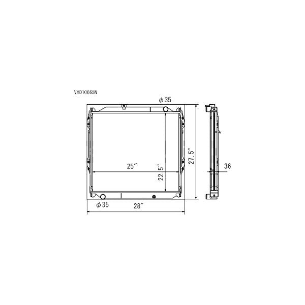 Koyo Aluminum Radiator Toyota 4Runner (1996-2002) Manual Trans VH010665N