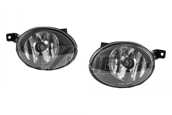 Winjet Fog Lights VW Jetta (2011-2014) [Wiring Kit And Bezels Included]  Clear