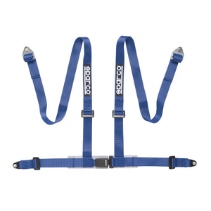 SPARCO Street Bolt-In Harness 2" 4 Points - Blue / Black / Red
