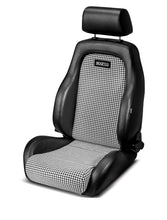 Load image into Gallery viewer, SPARCO GT Racing Seats w/ Synthetic Leather in Black or Black &amp; White Houndstooth - Black &amp; White Houndstooth Alternate Image