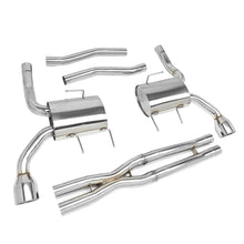 Load image into Gallery viewer, DNA Exhaust for Cadillac CTS-V Coupe 6.2L (2011-2014) Catback with 4.5" Dual Round Diagonal Cut Rolled Tips - Default Title Alternate Image