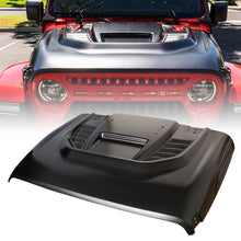 Load image into Gallery viewer, Xprite Hood Jeep Wrangler JL (18-22) [Unpainted - Red Rock Series] w/ Functional Air Vents Alternate Image