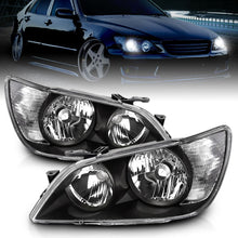 Load image into Gallery viewer, Anzo Headlights Lexus IS300 (2001-2005) [Crystal Black OEM Style Replacement] 121210 Alternate Image