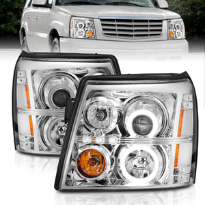 Anzo Projector Headlights Cadillac Escalade/Escalade ESV (03-06) w/ SMD LED Halo