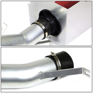 DNA Air Intake System Chevy Silverado/GMC Sierra GMT900 (2007-2008) Cold Air w/ Heat Shield + Cone Filter - Silver / Black