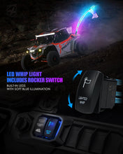 Load image into Gallery viewer, Xprite Vertigo Series Spiral RGB LED Flag Pole Whip Light w/ Remote Control &amp; Bluetooth Alternate Image