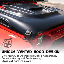 Load image into Gallery viewer, Xprite Hood Jeep Gladiator JT (20-22) [Unpainted - Red Rock Series] w/ Functional Air Vents - Default Title Alternate Image