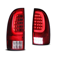 Load image into Gallery viewer, Winjet LED Tail Lights for Toyota Tacoma (2005–2015) Chrome / Red Lens with or without Sequential Turn Signal Light CTWJ-07 - without Sequential Signal / Red Alternate Image