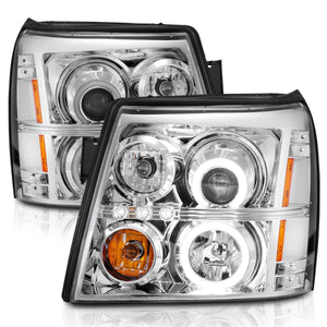 Anzo Projector Headlights Cadillac Escalade/Escalade ESV (03-06) w/ SMD LED Halo