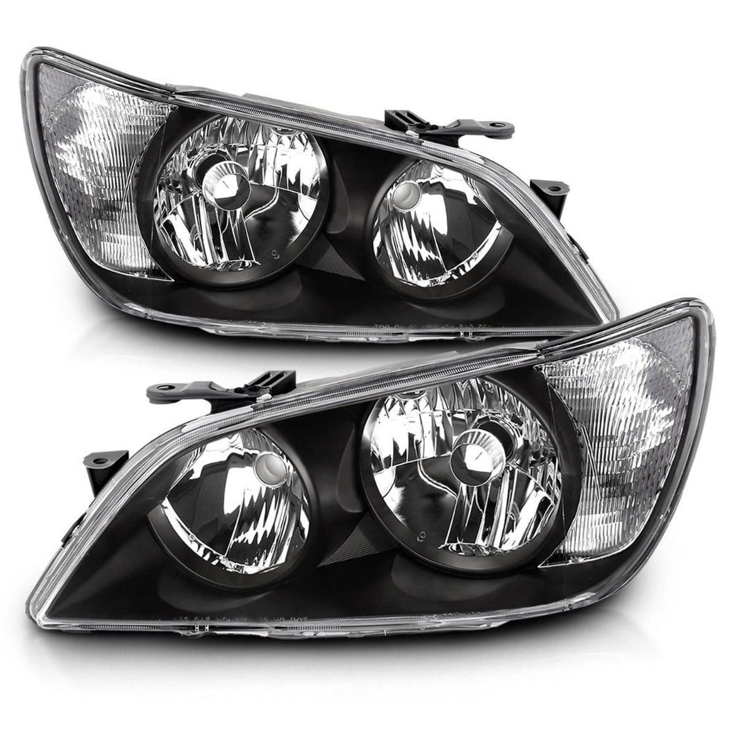 Anzo Headlights Lexus IS300 (2001-2005) [Crystal Black OEM Style Replacement] 121210