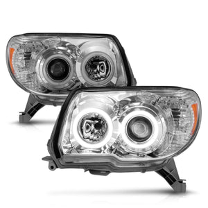 Anzo Projector Headlights Toyota 4Runner (06-09) w/ RX Halo - Pair - Black or Chrome