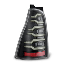 Load image into Gallery viewer, AlphaRex LED Tail Lights for Toyota 4Runner (2003-2009) Luxx Series with Sequential Turn Signal - Alpha-Black / Black / Black Red Alternate Image
