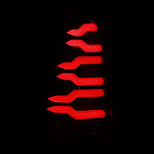 Load image into Gallery viewer, AlphaRex LED Tail Lights for Toyota 4Runner (2003-2009) Luxx Series with Sequential Turn Signal - Alpha-Black / Black / Black Red Alternate Image