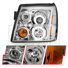 Load image into Gallery viewer, Anzo Projector Headlights Cadillac Escalade/Escalade ESV (03-06) w/ SMD LED Halo Alternate Image