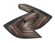 Load image into Gallery viewer, AlphaRex LED Tail lights Honda Civic (16-21) Hatchback Nova Series - Black/Clear - Clear/Smoked Alternate Image