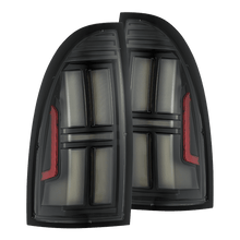 Load image into Gallery viewer, AlphaRex LED Tail Lights for Toyota Tacoma (2005-2015) Prismatic Nova Series with Sequential Signal - Alpha Black / Black Alternate Image