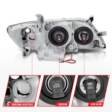 Load image into Gallery viewer, Anzo Projector Headlights Toyota Camry (07-09) [w/Dual CCFL Halo] Black or Chrome - Black Alternate Image