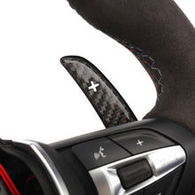 Load image into Gallery viewer, JQ Werks Madtrace Clubsport Magnetic Paddle Shifters for BMW G &amp; F Chassis M and Non-M Models (11-26) Toyota GR Supra (20-26) Gloss / Matte Carbon Fiber with Aluminum or Full Aluminum Alternate Image