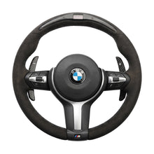 Load image into Gallery viewer, JQ Werks Madtrace Clubsport Magnetic Paddle Shifters for BMW G &amp; F Chassis M and Non-M Models (11-26) Toyota GR Supra (20-26) Gloss / Matte Carbon Fiber with Aluminum or Full Aluminum Alternate Image