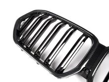 Load image into Gallery viewer, AutoTecknic Front Grille BMW G06 X6 LCI (20-25) Carbon Fiber - Dual or Single Slat - Sing Slat Alternate Image