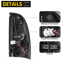 Load image into Gallery viewer, Winjet LED Tail Lights for Toyota Tacoma (2005–2015) Chrome / Red Lens with or without Sequential Turn Signal Light CTWJ-07 - without Sequential Signal / Red Alternate Image