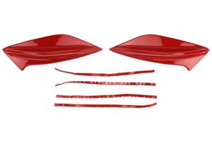 OLM Spoiler Side Fins Subaru WRX / WRX STi (15-20) [STI Style] Multiple Finish Options