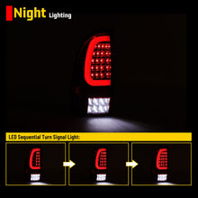Load image into Gallery viewer, Winjet LED Tail Lights for Toyota Tacoma (2005–2015) Chrome / Red Lens with or without Sequential Turn Signal Light CTWJ-07 - without Sequential Signal / Red Alternate Image