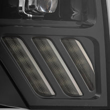 Load image into Gallery viewer, AlphaRex LED Projector Headlights for Ford F150 (2009-2014) MKII Nova Series with Sequential Signal - Alpha Black / Chrome / Black Alternate Image