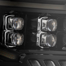 Load image into Gallery viewer, AlphaRex LED Projector Headlights for Ford F150 (2009-2014) MKII Nova Series with Sequential Signal - Alpha Black / Chrome / Black Alternate Image