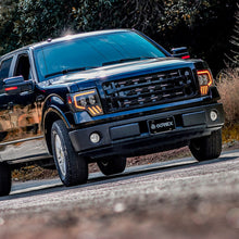 Load image into Gallery viewer, AlphaRex LED Projector Headlights for Ford F150 (2009-2014) MKII Nova Series with Sequential Signal - Alpha Black / Chrome / Black Alternate Image