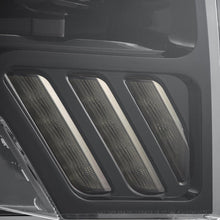 Load image into Gallery viewer, AlphaRex Halogen Projector Headlights for Ford F150 (2009-2014) MKII Pro Series with Sequential Signal - Alpha Black / Chrome / Black Alternate Image