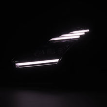 Load image into Gallery viewer, AlphaRex LED Projector Headlights for Nissan GT-R R35 (2009-2025) Nova Series with Sequential Signal - Alpha Black / Black Alternate Image